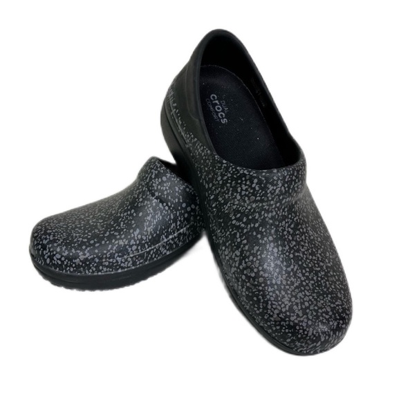 Crocs | At Work Neria Pro II Graphic Slip Resistant Clogs Size 8 - Picture 5 of 6